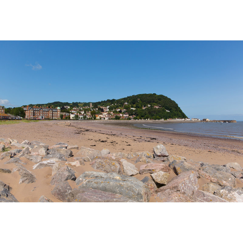 Minehead Beach, Somerset - Wrapped Canvas Print, 30cm H x 46cm W x 3.8cm D