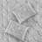 7 Piece Tufted Comforter Set Grey