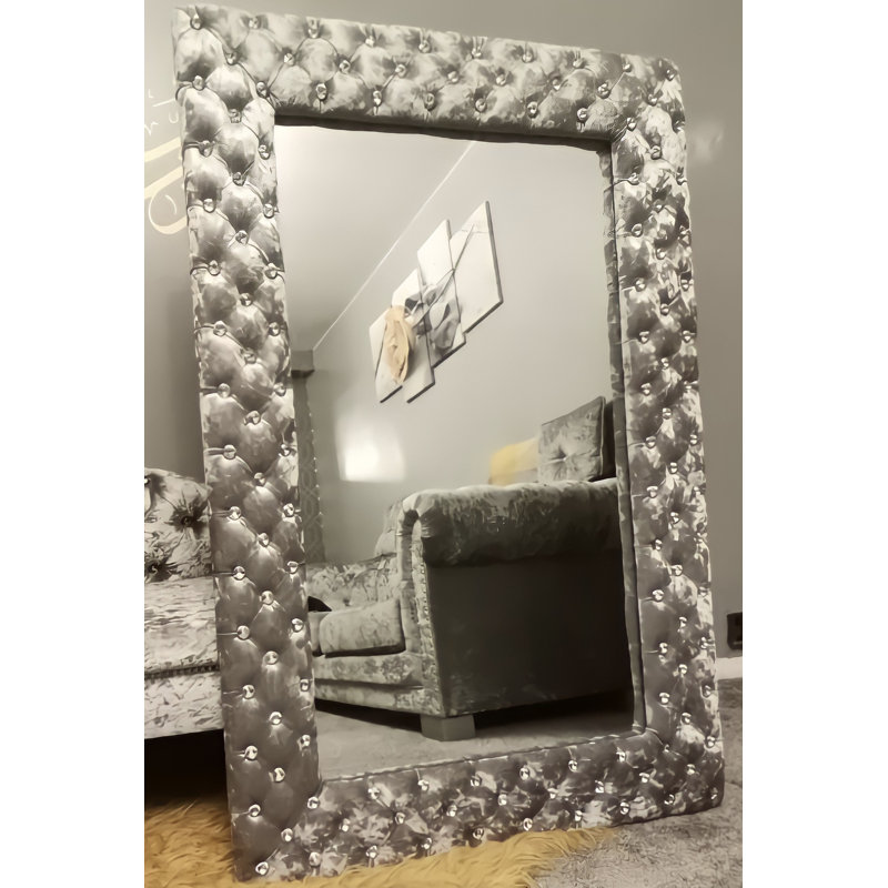 Leominster Wood Flat Wall Mirror