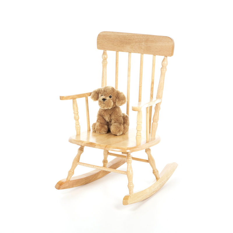 Chaise berçante pour enfants Belmoor, Naturel