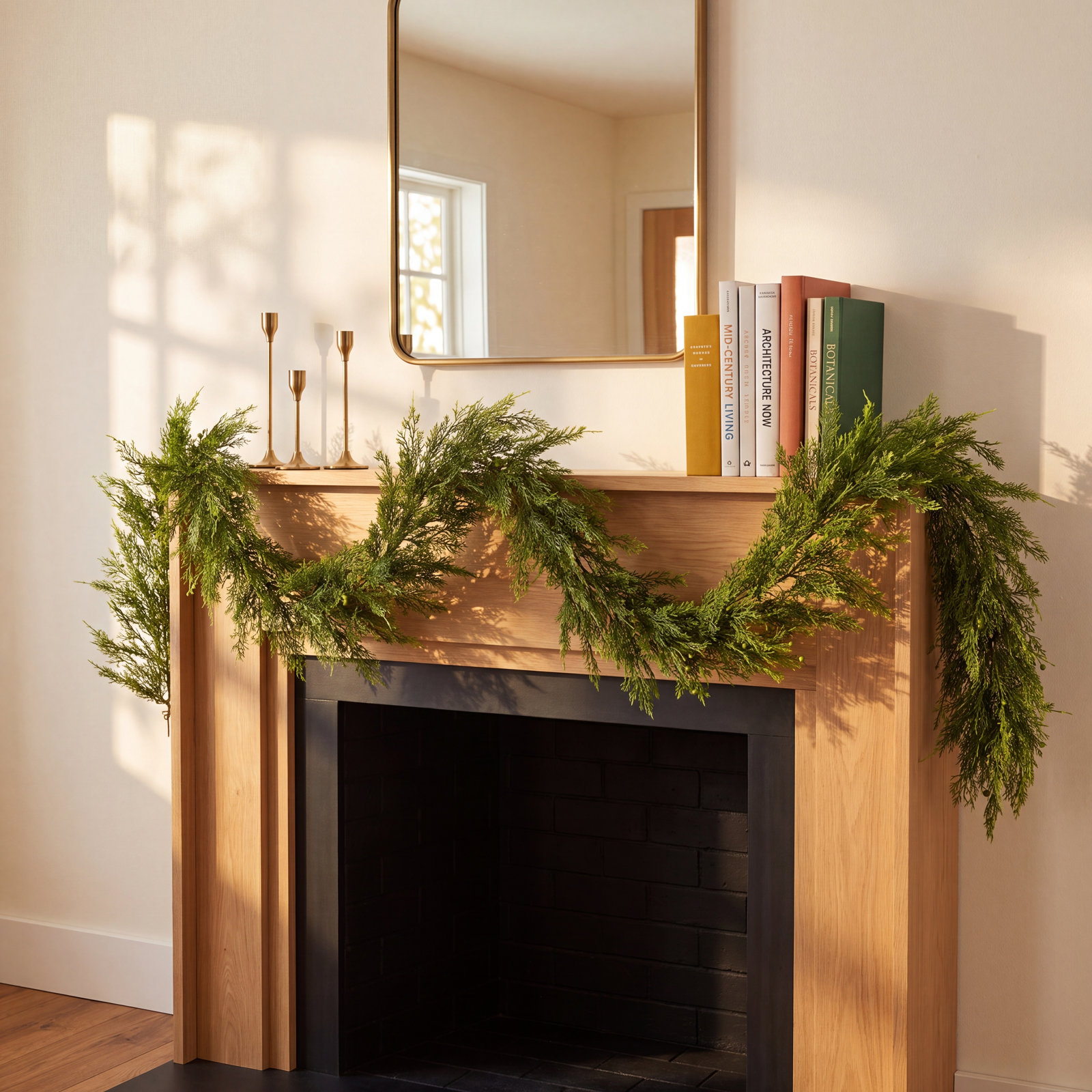 75'' in. Faux Cedar Garland