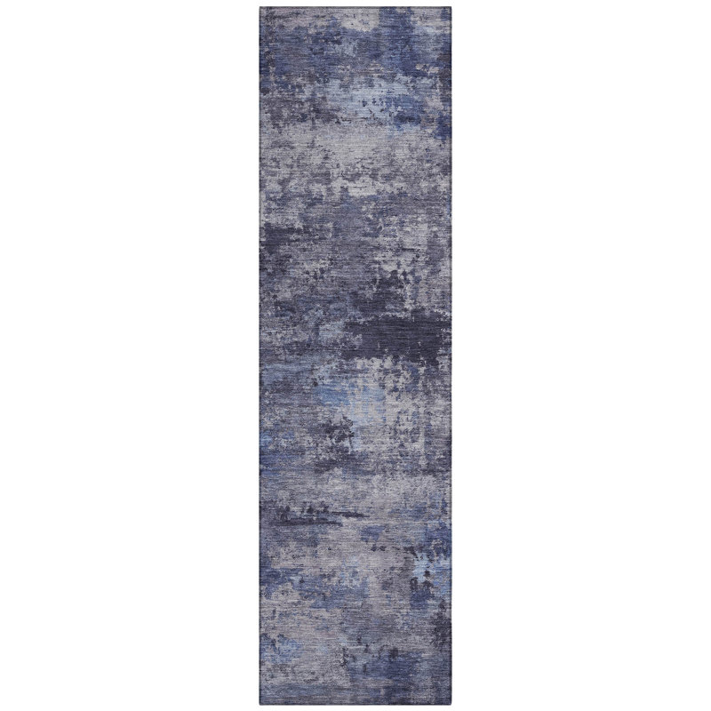 Machine Washable Indoor/Outdoor Jozwiak ACN2370 Abstract Rug, Runner 2'3" x 7'6"