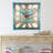 Wall Clock 24" Square Oversized for Living Room decor with Real Moving Gears America Collection-94246276