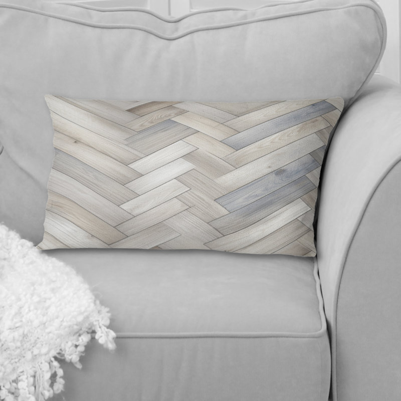 Nordic Elegance - Coussin décoratif à imprimé géométrique