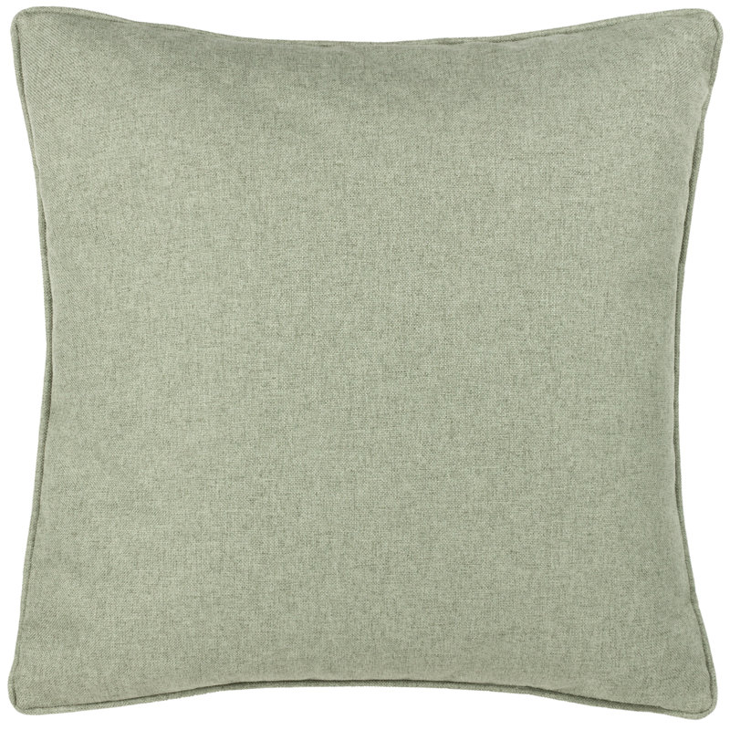 Dawn Square Throw Pillow Cover, Eucalyptus