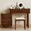 Commode en noyer noir de style minimaliste nordique
