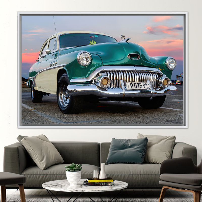 Print on Canvas, 20 cm H x 30 cm W, White Floater Framed