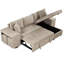 Canapé-lit modulaire réversible en L