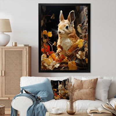 «Brown Squirrel Squirrels Sanctuary An», reproduction d'art sur toile, animaux