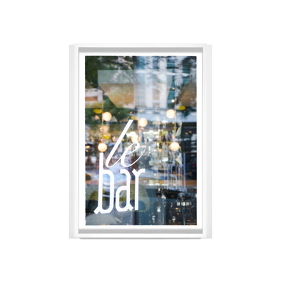 Chicago. Le Bar Window Reflection par Andrea Hillebrand - photographie avec cadre photo unique