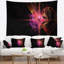 Tapisserie abstraite mauve étoile brillante-28503492