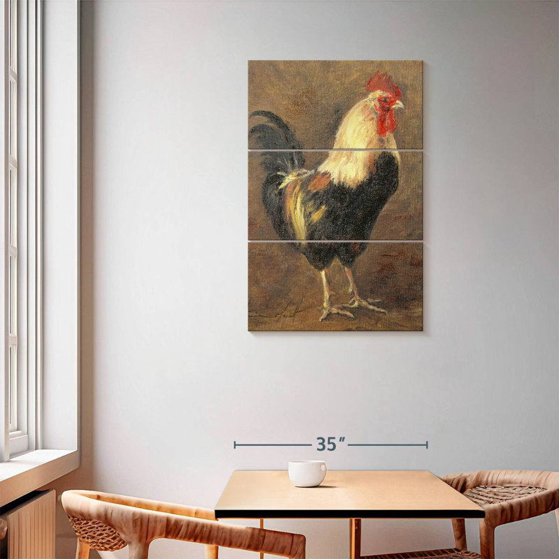 Brampt The Cockerel, 57" H x 36" W