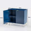 Metal Rectangle Accent Cabinet
