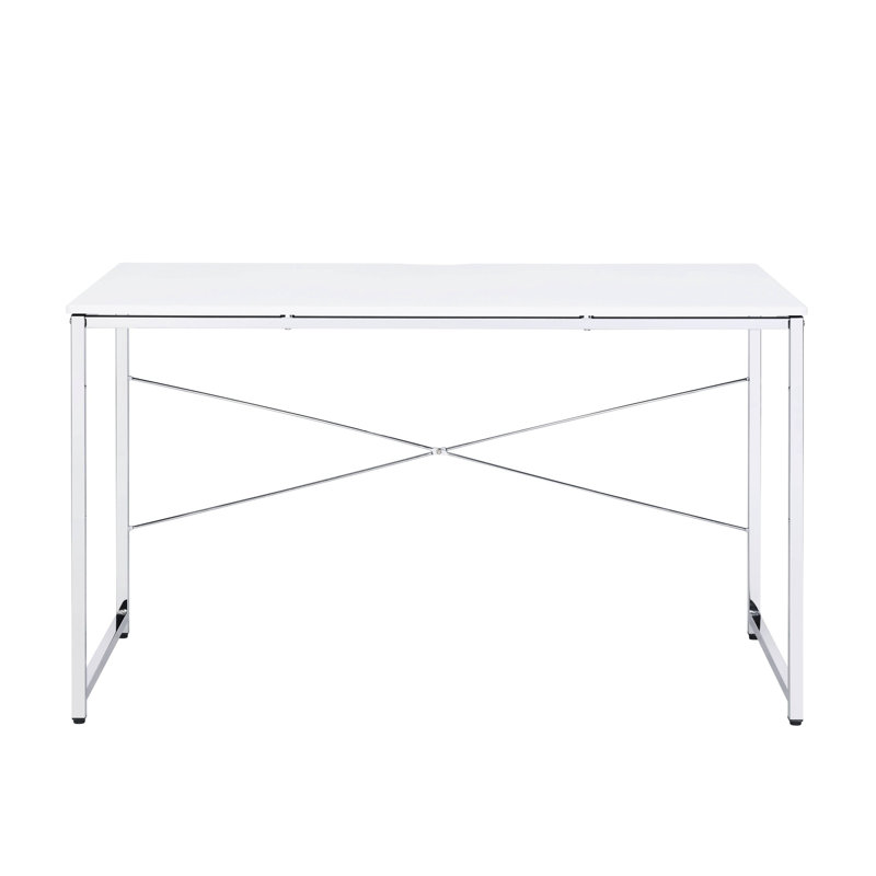Bureau d'écriture moderne moderne blanc et luge