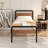 16 Inch Bed Frame with Wood Headboard and Footboard-2009799402