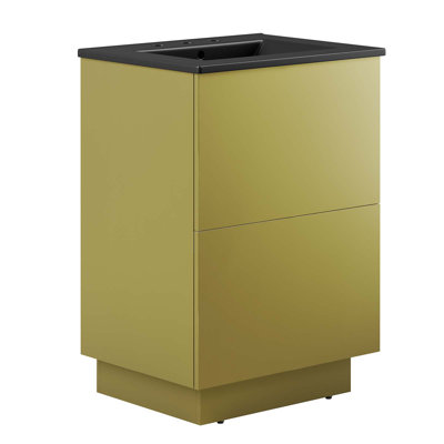Modway Quantum Free Standing Single Bathroom Vanity with Manufactured Wood Top
