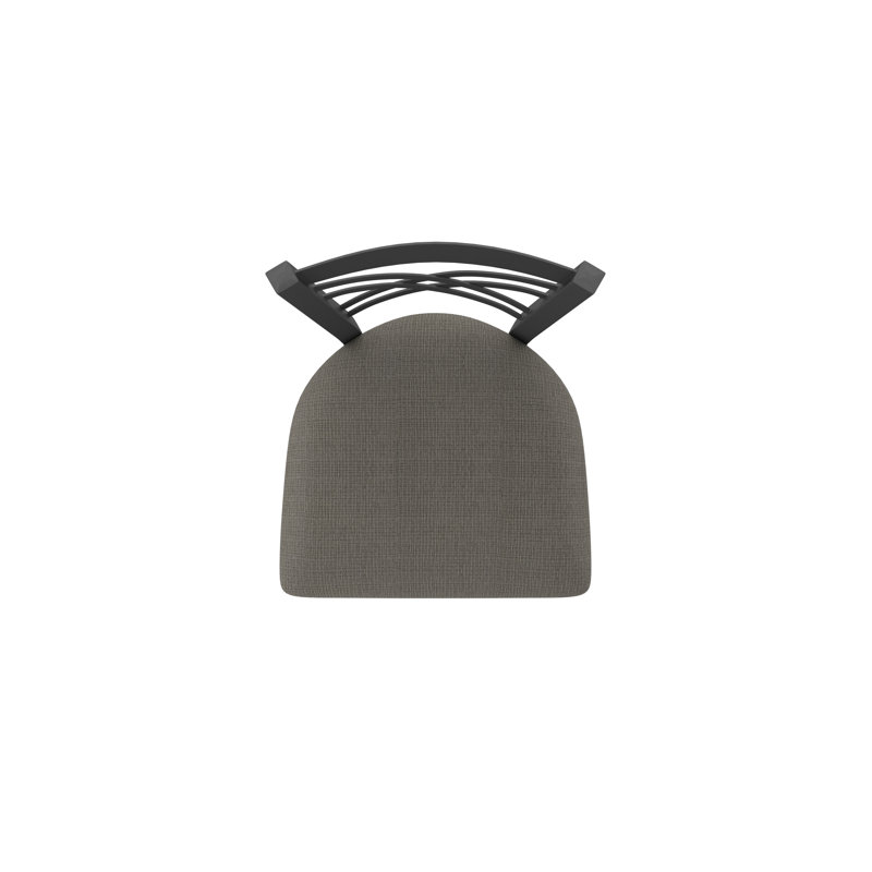 Tabouret tournant 36" Catalina, Tissu - graphique calice, Étain