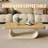Gesling Solid Wood Top Coffee Table-1320522901