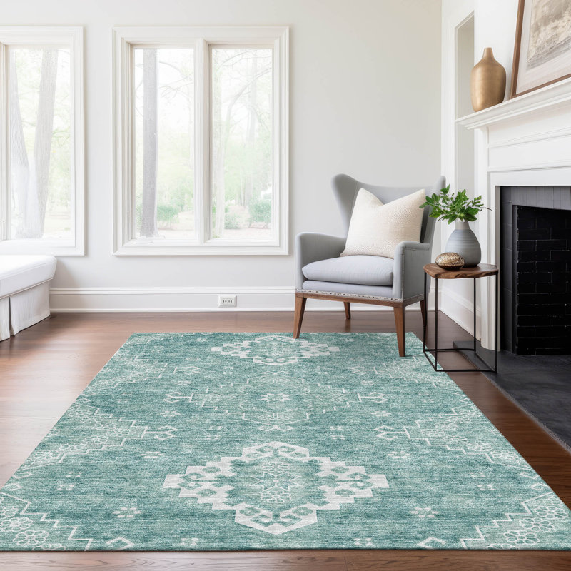  Malchow Non-Slip Indoor Outdoor Door Mat, Rectangle 2'6" x 3'10"