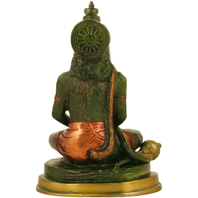 le Hanuman méditant, Vert