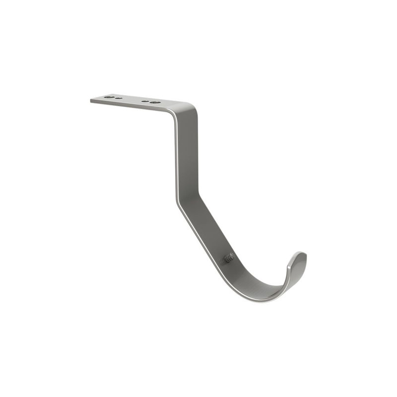 Top Fix Support 2cm Bracket, Satin Silver