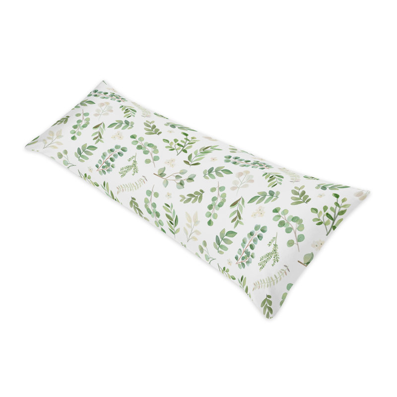 Botanical Leaf Body Floral Pillow Case