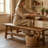 55" Farmhouse Dining Bench