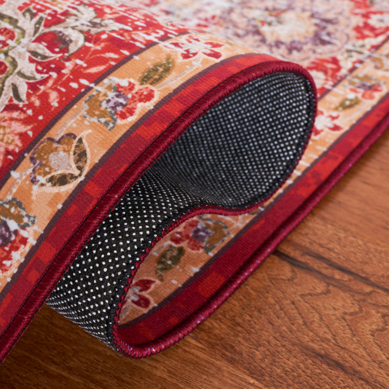 Pashen Performance Machine Washable Oriental Rug, Rectangle 3' x 5'