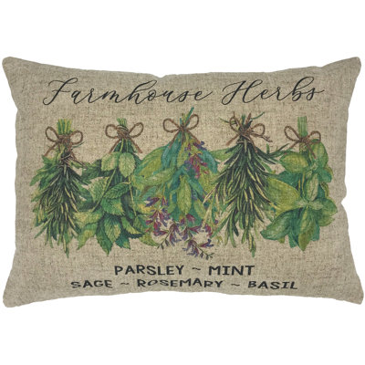 Linen Throw Pillow