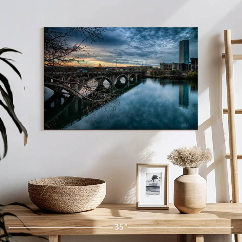 Lilie Lamar Boulevard Bridge, 16" H x 24" W