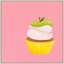 Apple Cupcake Print by Katy Montica-294740769-294740775