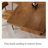 Brown Rectangular Solid Wood Dining Table-2066287220