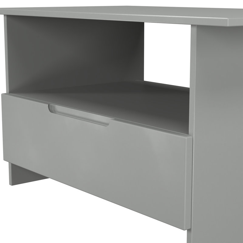 Bisma Coffee Table with Storage, Grey