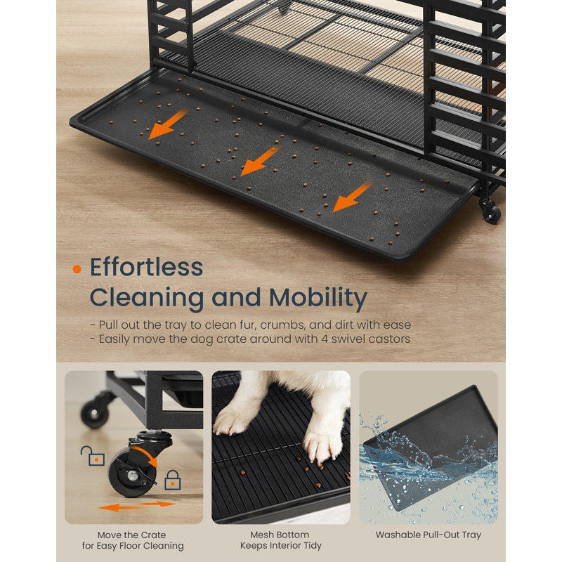 Steel Pet Crate with 1 Door