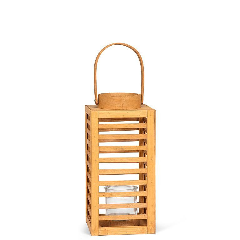 Battery Powered Outdoor Lantern, H 12 po x l 6 po x P 6 po
