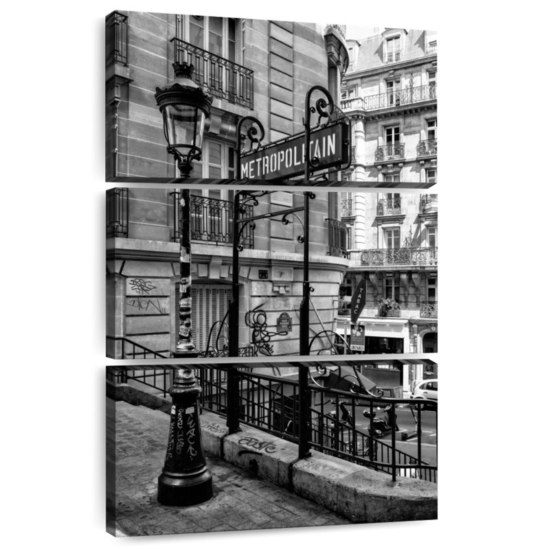 Sireci Black Metropolitain Paris, 45" H x 28" W