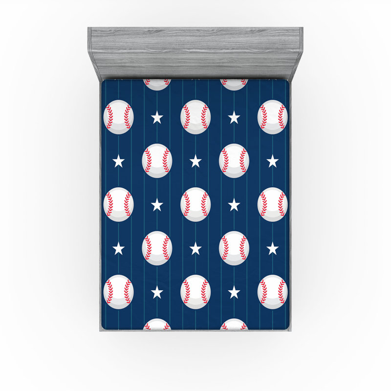 Ensemble de 2 drap-housse de sport Ambesonne, Drap-housse de taille très grand