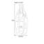 Tablette moderne en forme de vase en métal-465477358