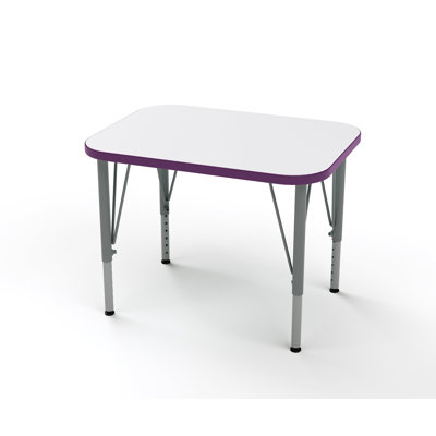 Versa Laminate Collaborative School Desk Activity Table with Height Adjustable Legs