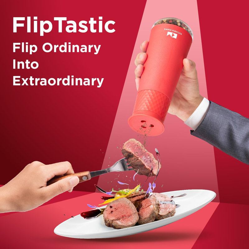 Fliptastic Rechargeable Gravity Grinder, Red
