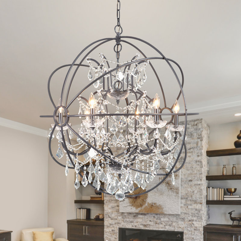 Cearbhall 6 - Light Globe Chandelier