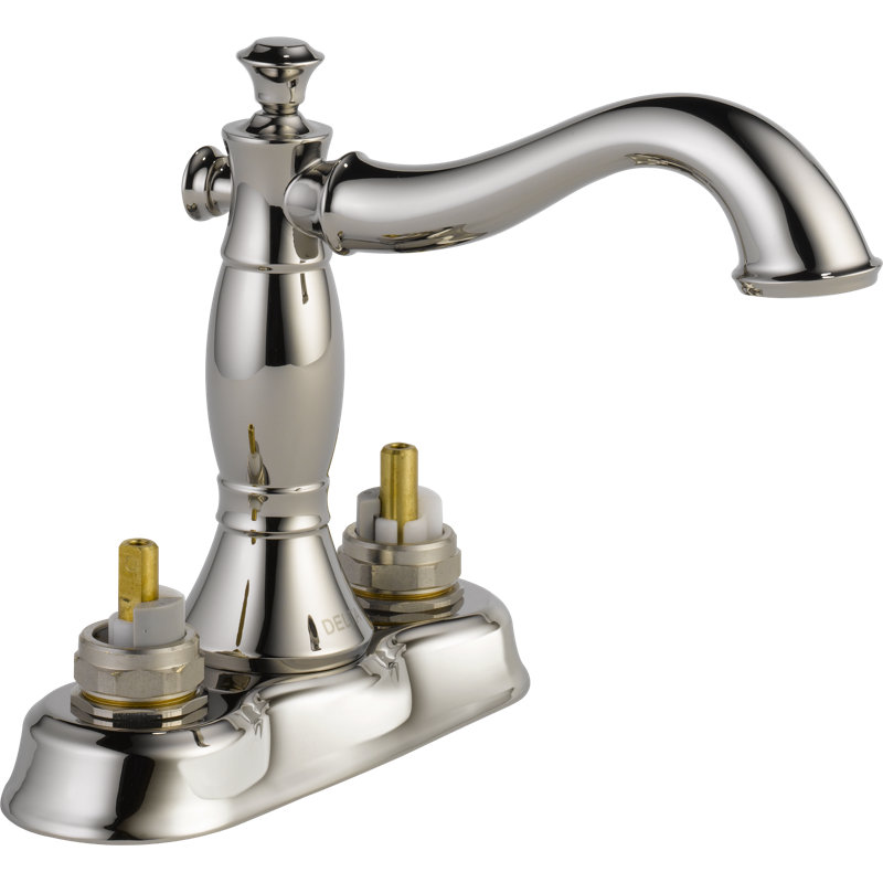 Cassidy™ Centerset Bathroom Faucet with Drain Assembly, Brilliance Polished Nickel