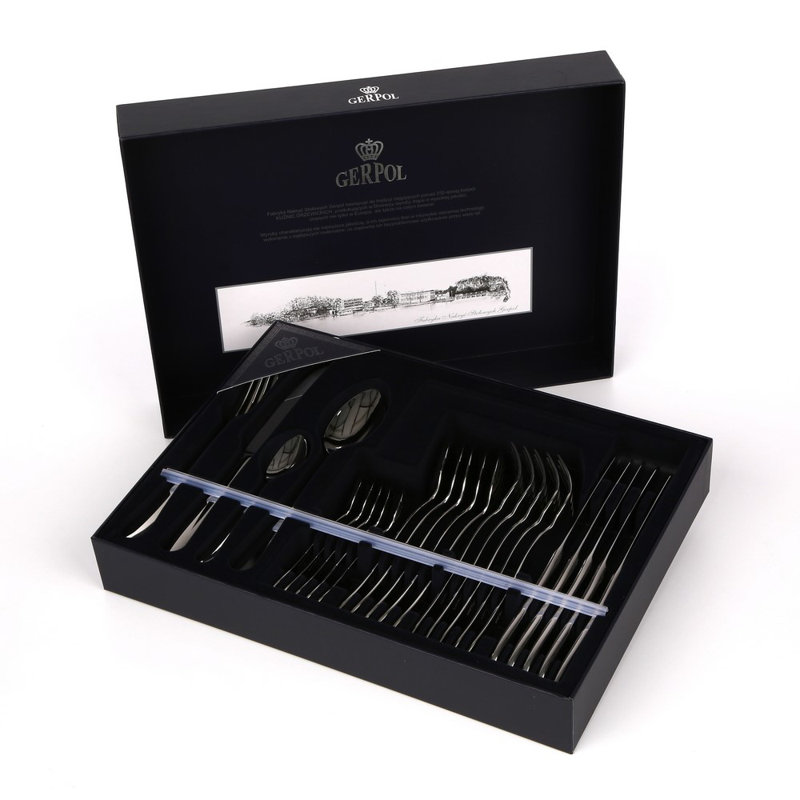 Mayo 24 Piece 18/10 Stainless Steel Cutlery Set, Service for 6