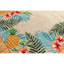 Demirhan Performance Hand Tufted Floral Indoor / Outdoor Rug-2063744256