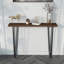 Console rectangulaire en bois massif noyer-131217908