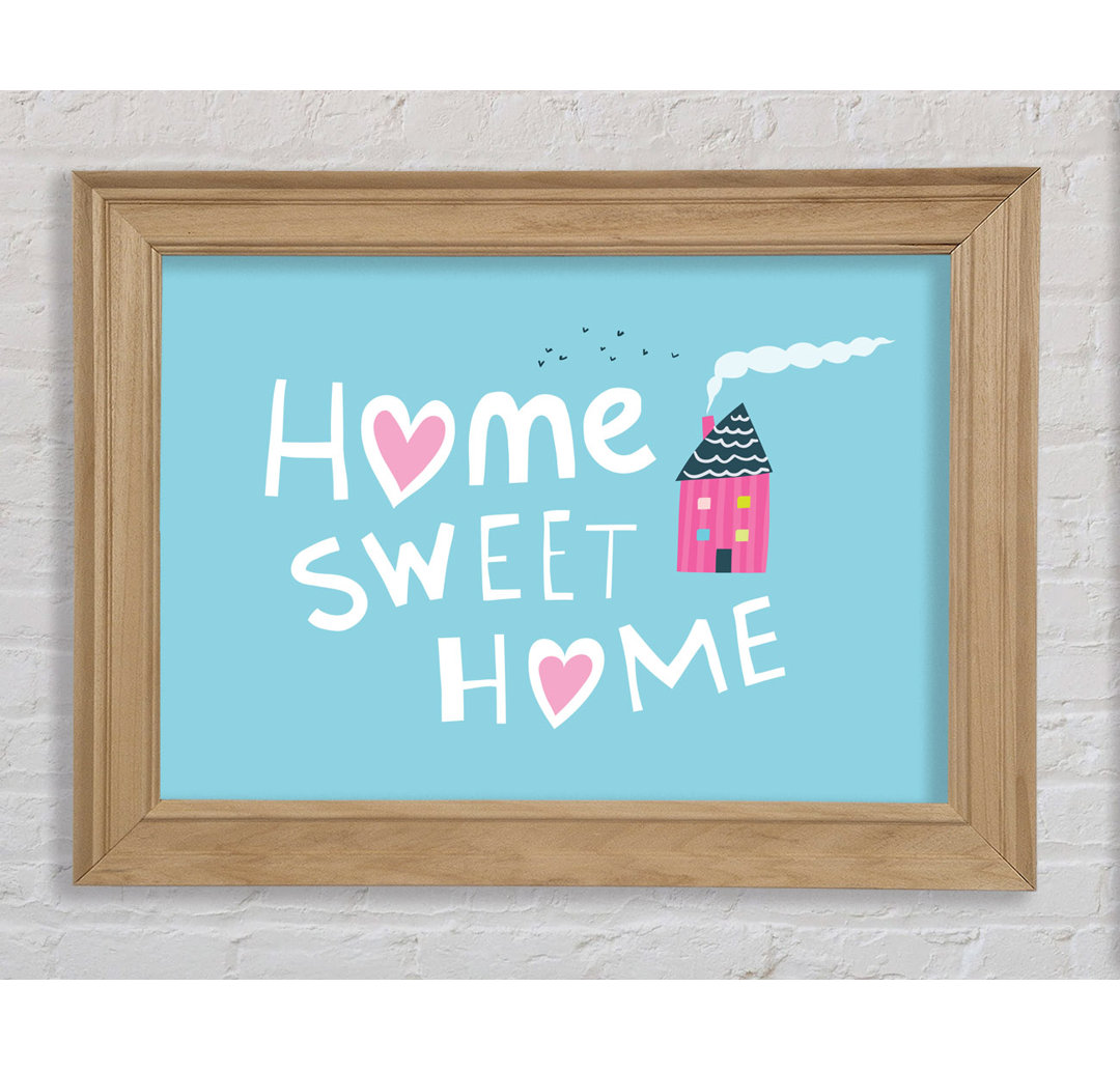 Home Sweet Home Cosy - Einzelner Bilderrahmen Kunstdrucke