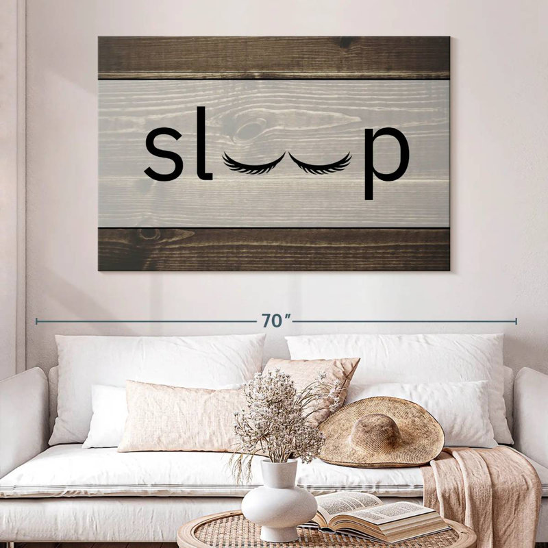 Tergel Sleep Typography, 34" H x 51" W