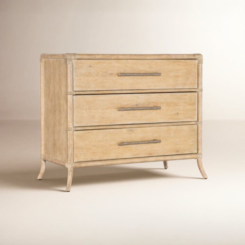 Retreat Pole Rattan Chest, Light Brown