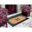Paillasson en caoutchouc naturel et coco 24 "x 39" pour porte d'entrée, paillasson durable traité anti-perte de fibres-70051348