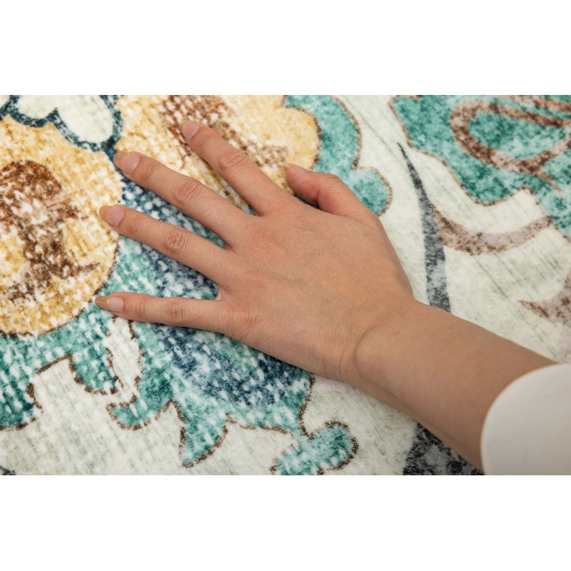 Tapis rectangulaire Cardell avec envers antidérapant, Rectangle 4 pi x 6 pi